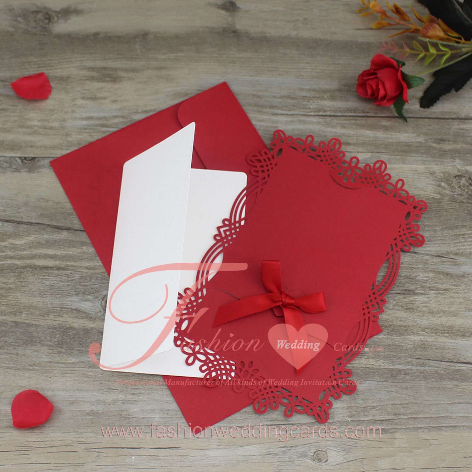 Personalised Laser Cut Wedding Invitations DIY